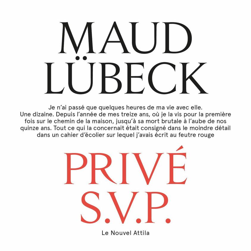 Maud Lübeck - Privé S.V.P.